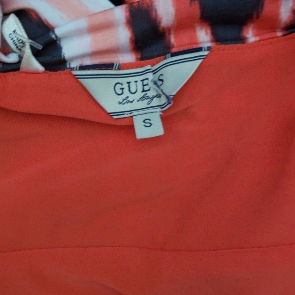GUESS NEW MINI ORANGE DRESS SZ S - Picture 8 of 8